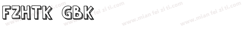 FZHTK  GBK1 5字体转换